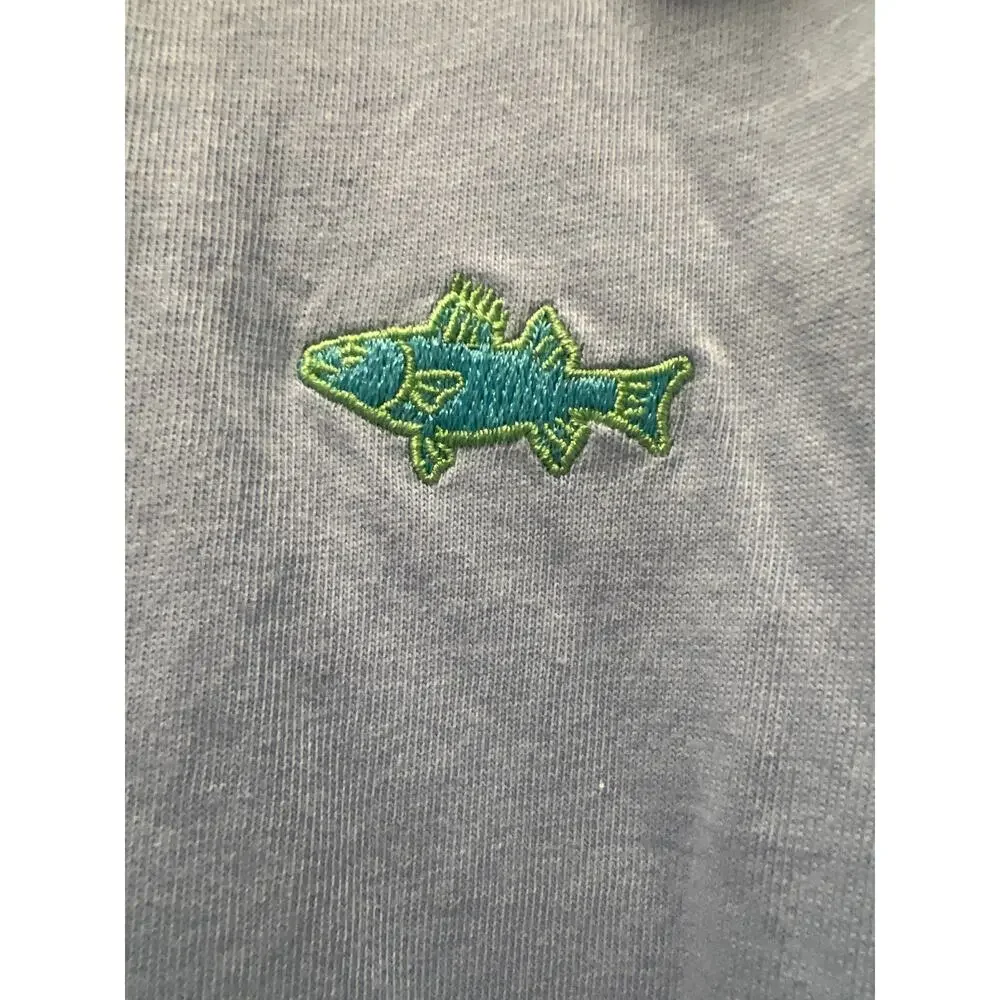 NWT Saltwater Clothing Co Men’s‎ Montauk Crab Pullover Hoodie Tee Size XL Blue